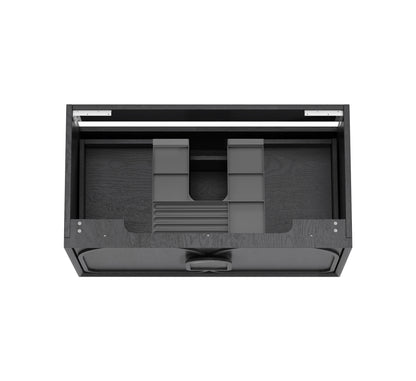 Laguna Mk II 900mm Black Oak Wall Hung Cabinet Only