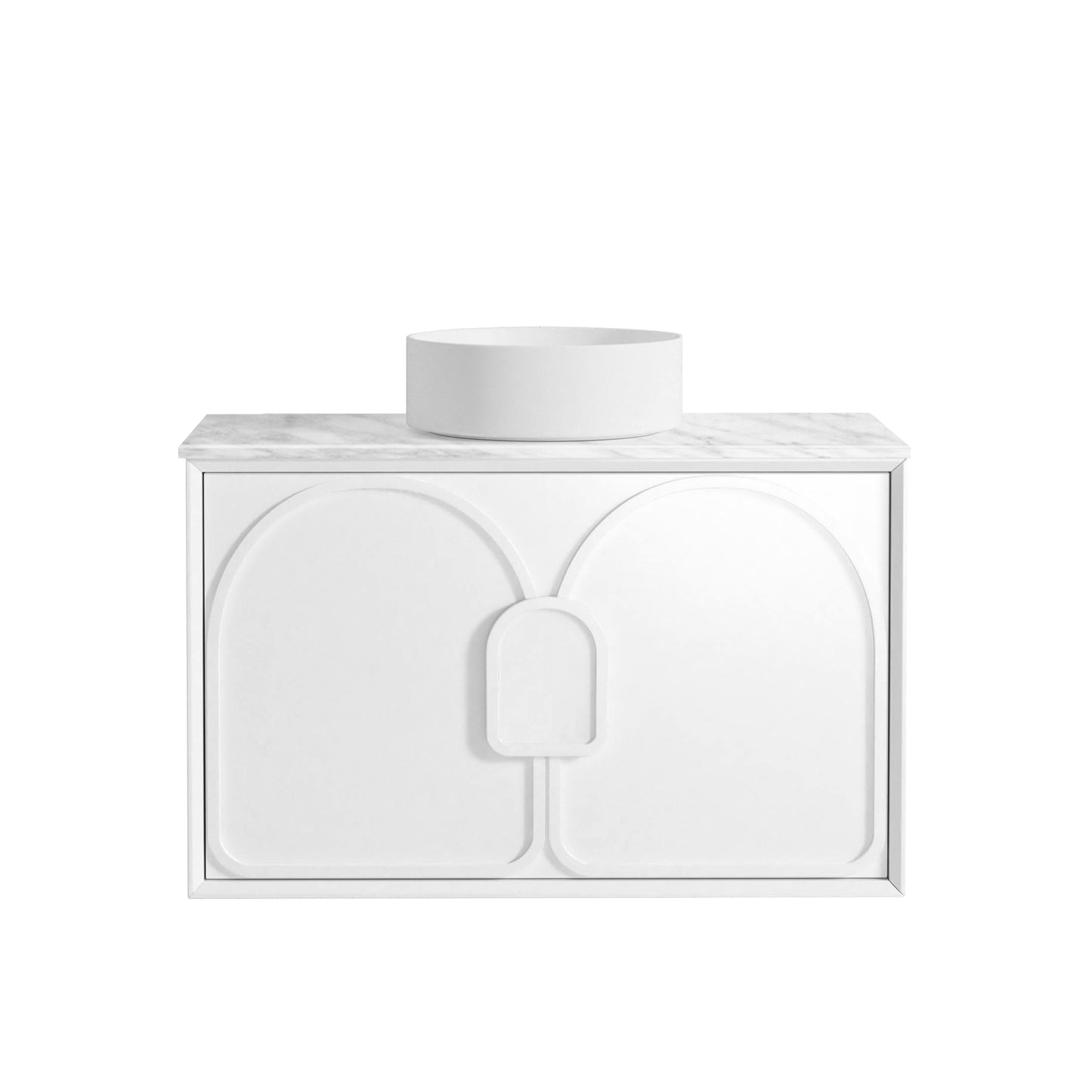 Laguna Mk II 900mm Matte White Wall Hung Cabinet Only