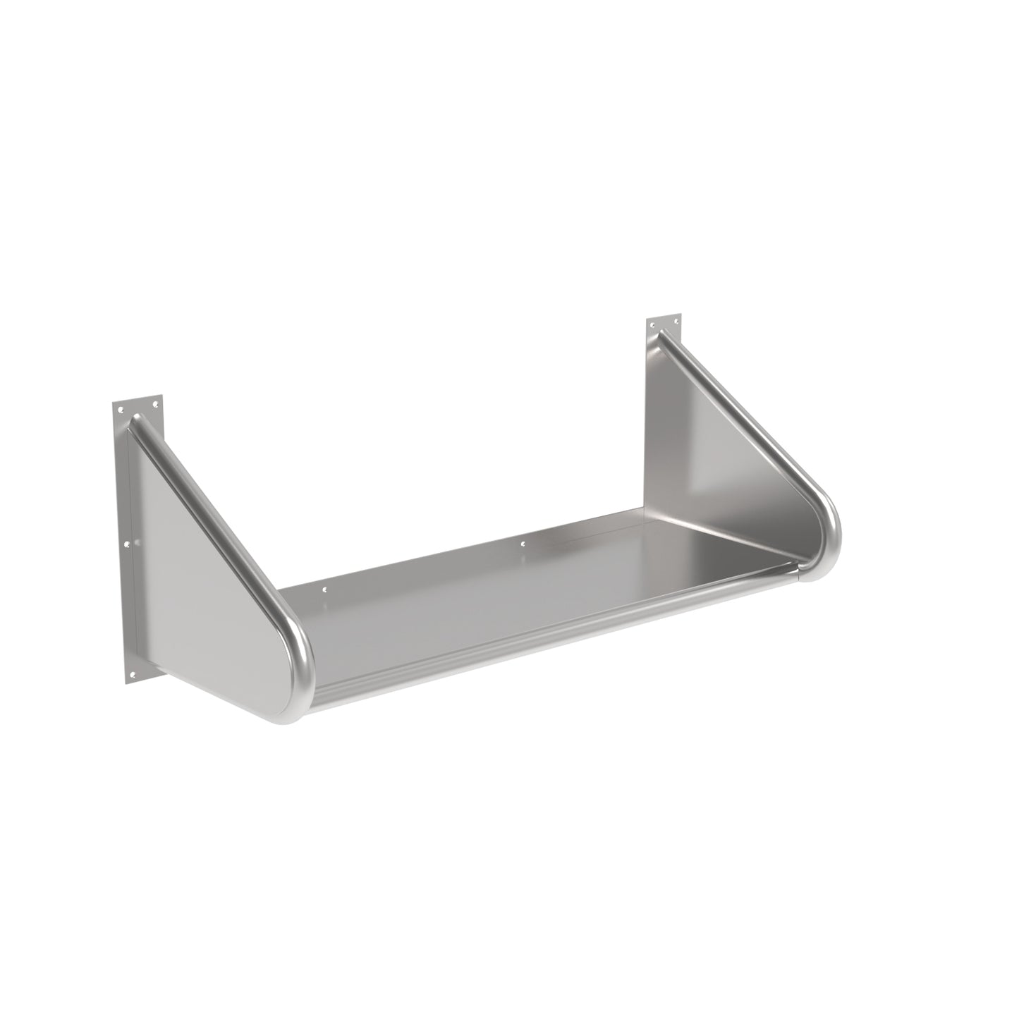 1060mm W  Surface Mounted  Anti-Ligature Shower Seat - 1060mm W x 400mm H x 395mm D - Satin