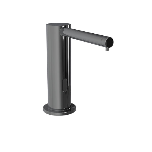 28mm W  Bench Mounted  Sensor Soap Dispenser System Setup - 28mm W x 104mm H x 97mm D - Matte Black