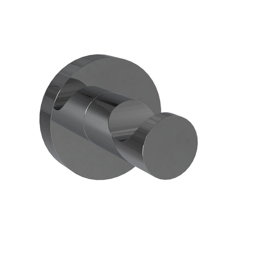 50mm W  Surface Mounted Single Robe Hook - 50mm W x 45mm H x 45mm D - Chrome Plated