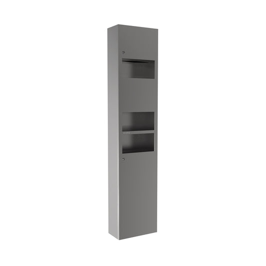 360mm W  Surface Mounted Surface Mounted 3 in 1 Combination - 360mm W x 1660mm H x 184mm D - Satin