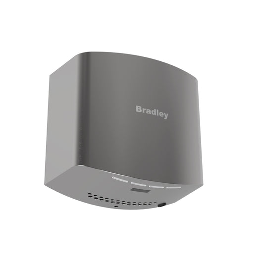 247mm W  Surface Mounted Marine Grade Water Resistant Hand Dryer  - 247mm W x 228mm H x 138mm D - Satin