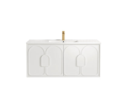 Laguna Mk II 1200mm Matte White Wall Hung Cabinet Only
