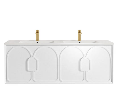 Laguna Mk II 1500mm Matte White Wall Hung Cabinet Only