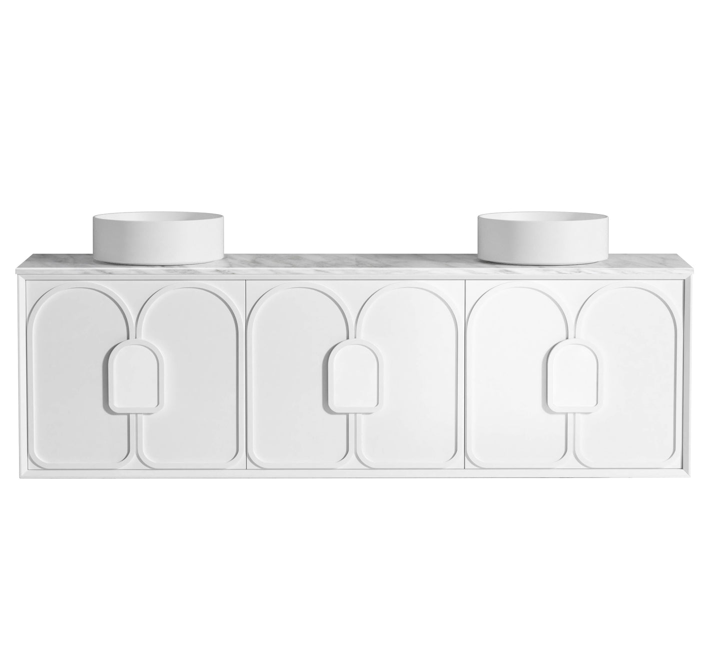 Laguna Mk II 1800mm Matte White Wall Hung Cabinet Only
