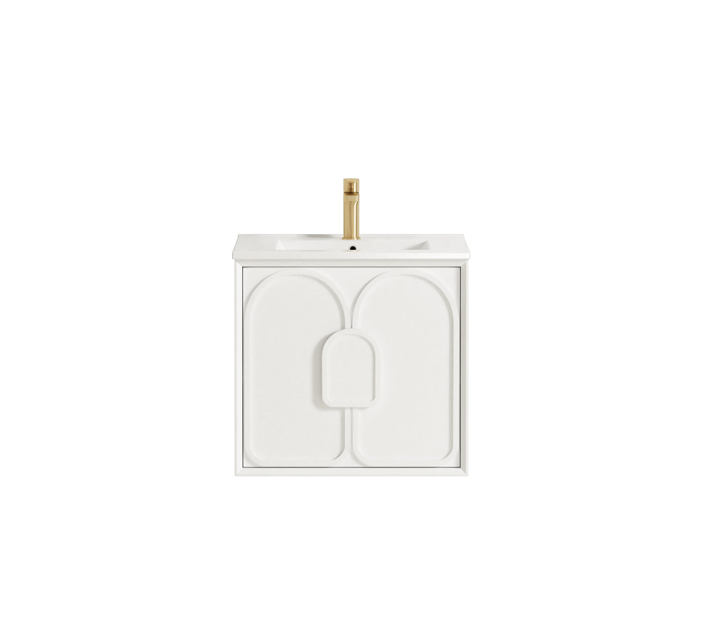 Laguna Mk II 600mm Matte White Wall Hung Cabinet Only