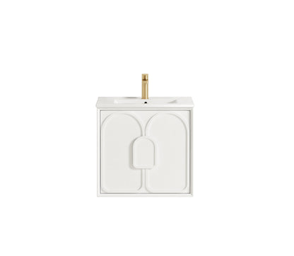 Laguna Mk II 600mm Matte White Wall Hung Cabinet Only
