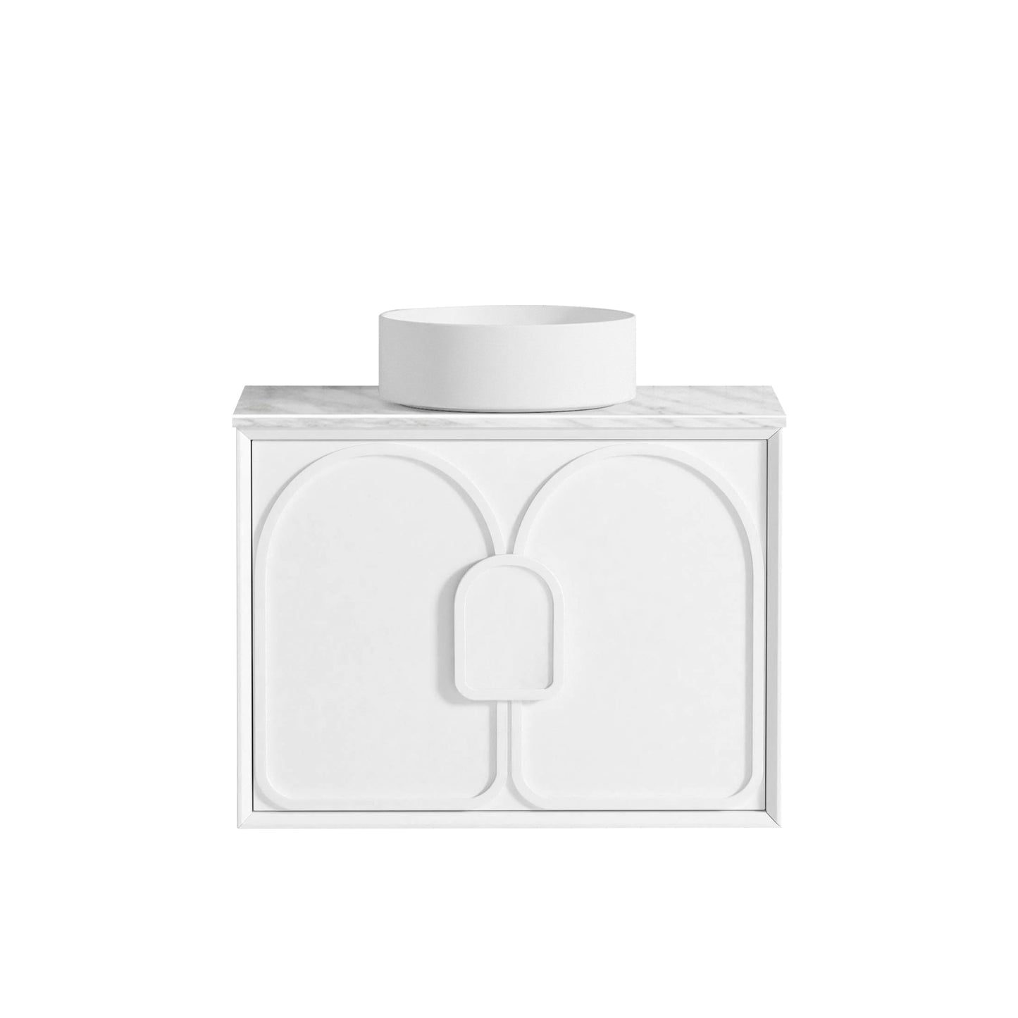 Laguna Mk II 750mm Matte White Wall Hung Cabinet Only