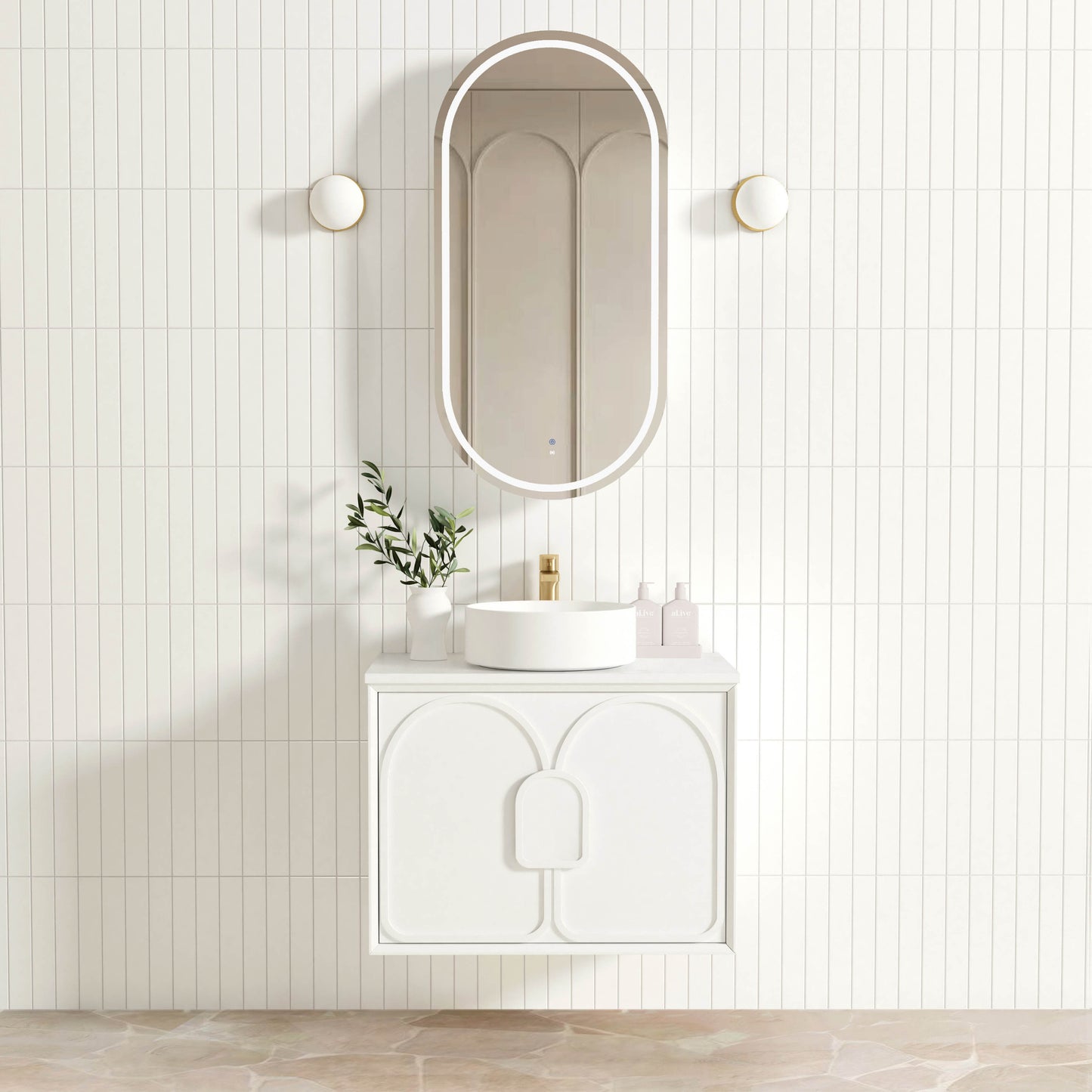 Laguna Mk II 750mm Matte White Wall Hung Cabinet Only
