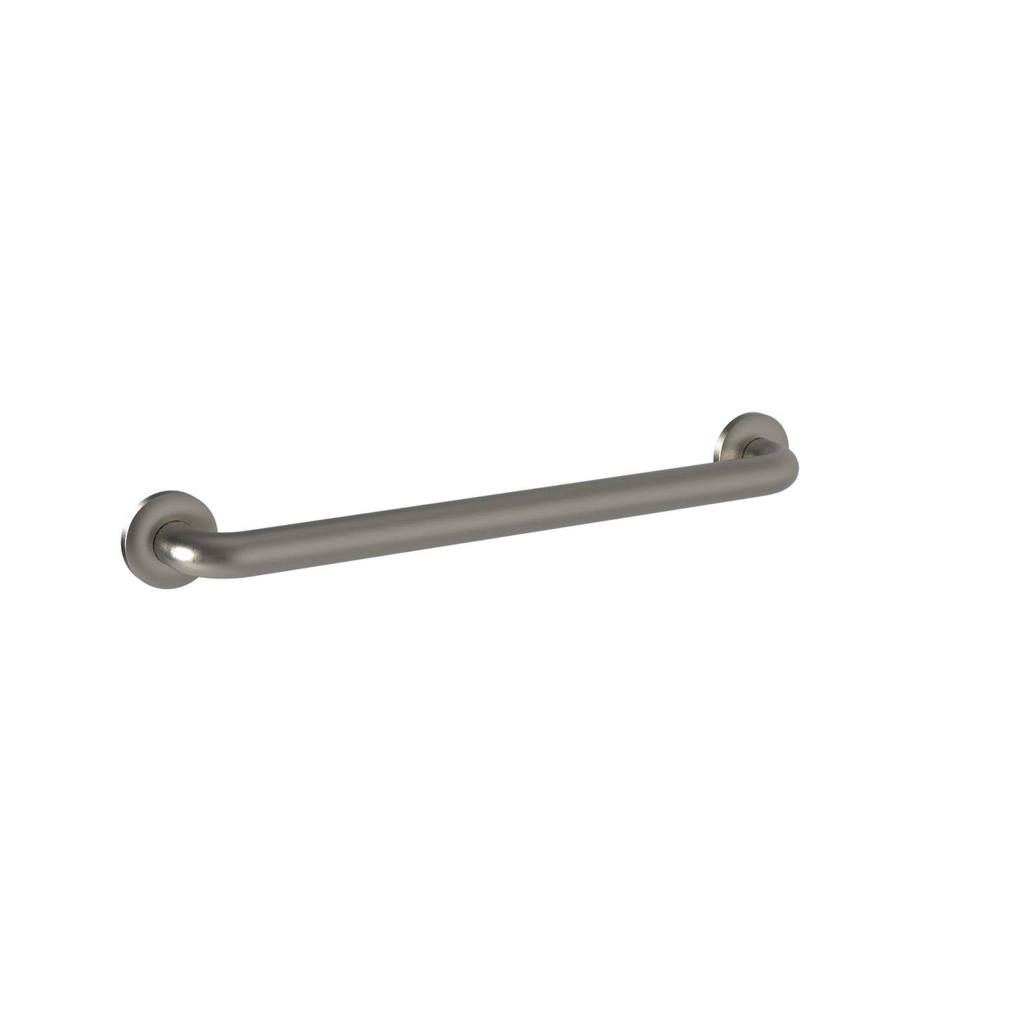 600mm Surface Mounted 32mm Straight Grab Rails - 600mm - Brushed Nickel
