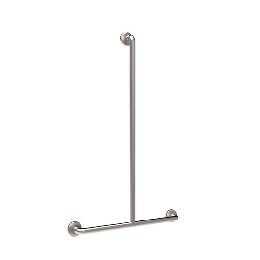 Centre 660mm  Surface Mounted  SAL 32mm Shower Grab Rail - Centre 660mm x 1100mm - Bright