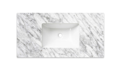 Laguna Mk II 900mm Matte White Wall Hung Cabinet Only
