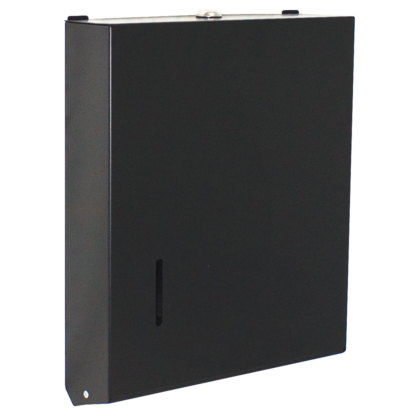 255mm W  Surface Mounted Ultraslim Paper Towel Dispenser - 255mm W x 330mm H x 75mm D  - Matte Black