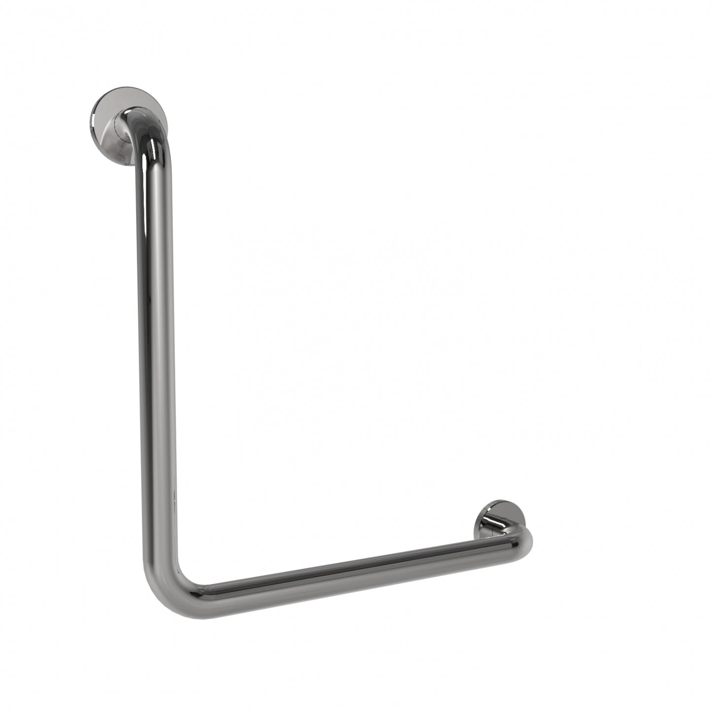 450mm  Surface Mounted SAL 32mm Toilet Grab Rail  - 450mm x 450mm - Bright