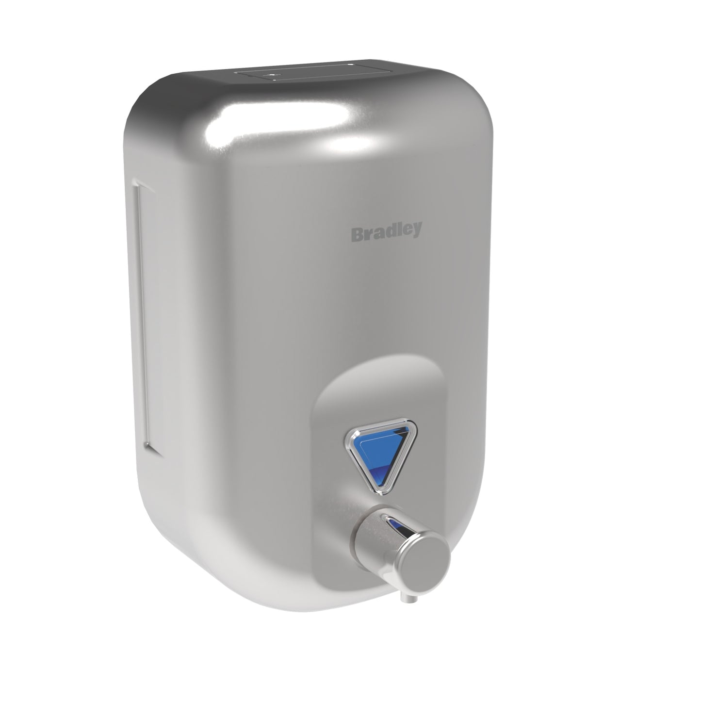 105mm W  Surface Mounted Soap Dispenser 820ml - 105mm W x 160mm H x 91mm D  - Satin