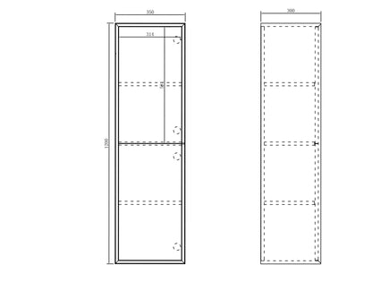 Bondi Tall Boy Woodland Oak