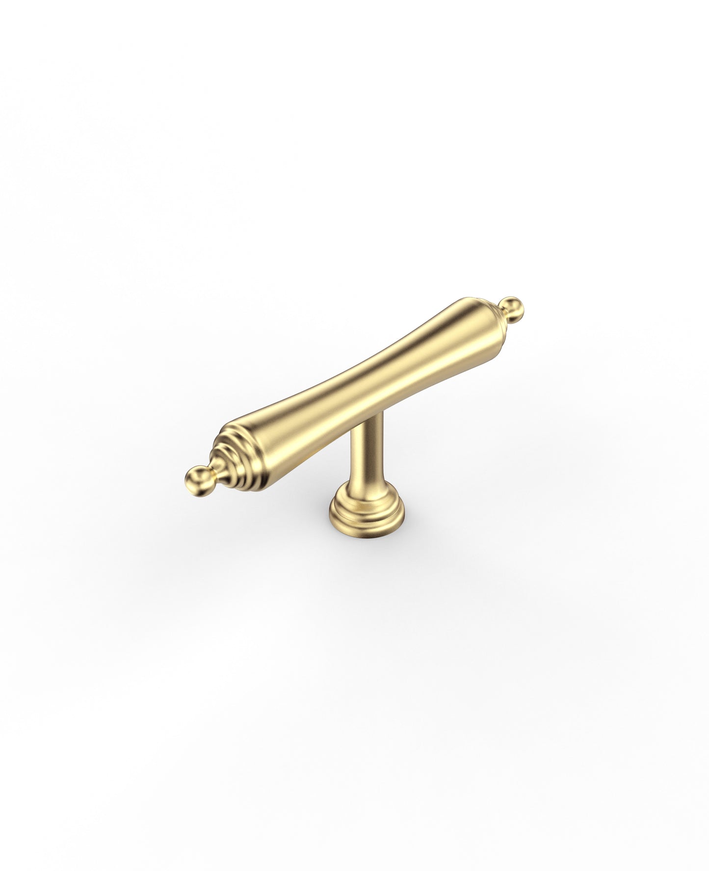 Heirloom - 80mm Brushed Brass Handle  (Premium Solid Brass )