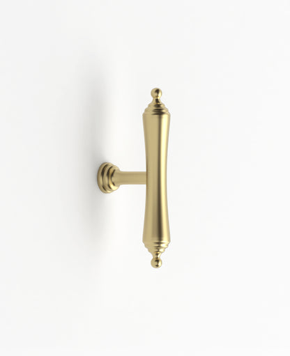 Heirloom - 80mm Brushed Brass Handle  (Premium Solid Brass )