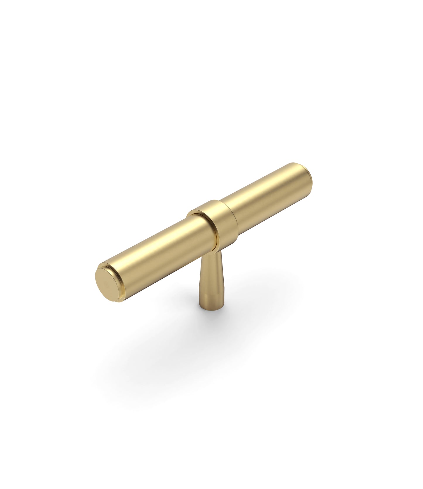 Astor - 80mm Brushed Brass Handle  (Premium Solid Brass )