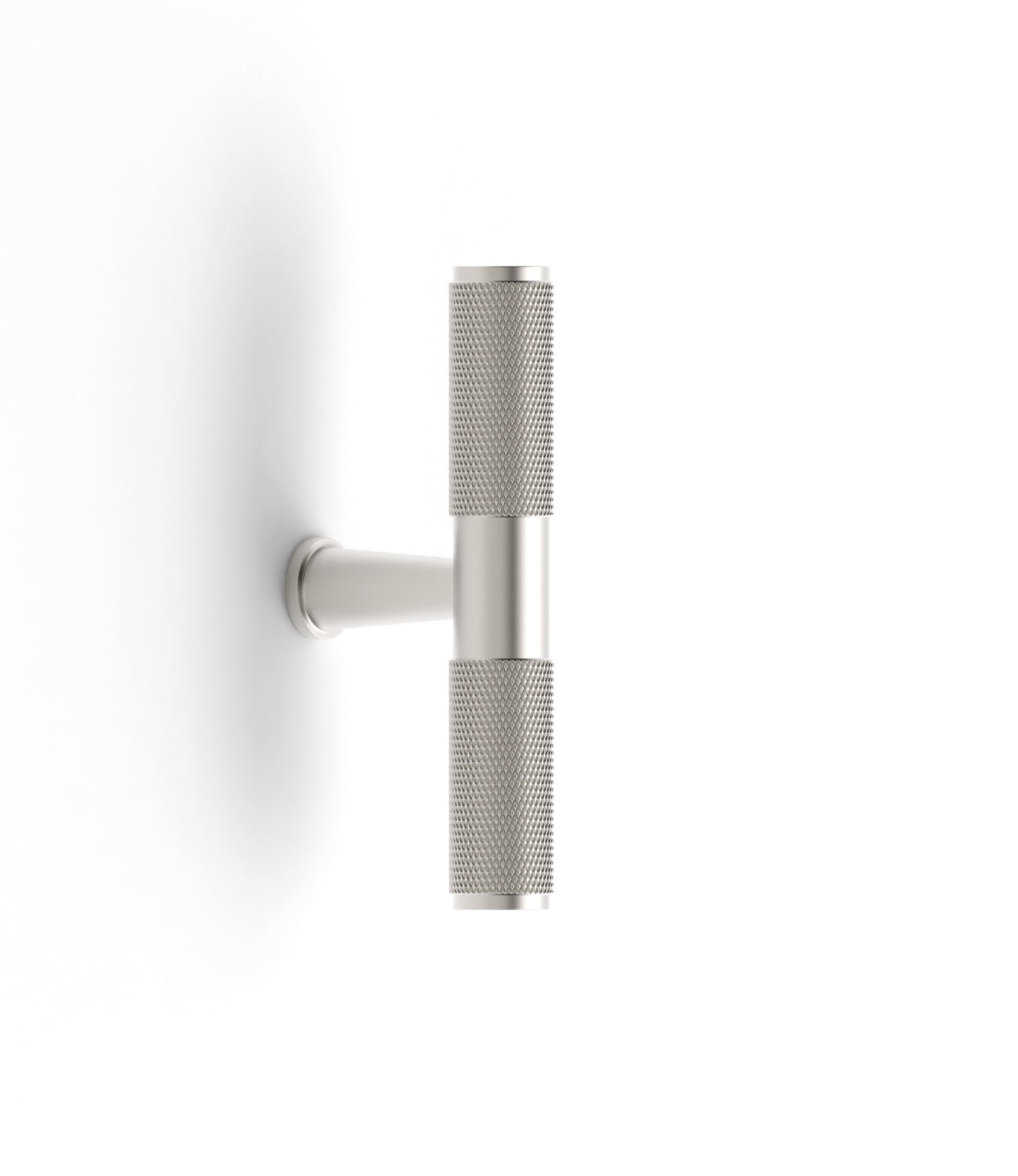 Nord - 80mm Brushed Nickel Brass  Handle (Premium Solid Brass )