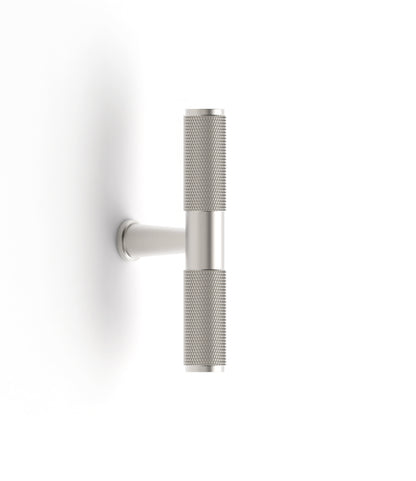 Nord - 80mm Brushed Nickel Brass  Handle (Premium Solid Brass )