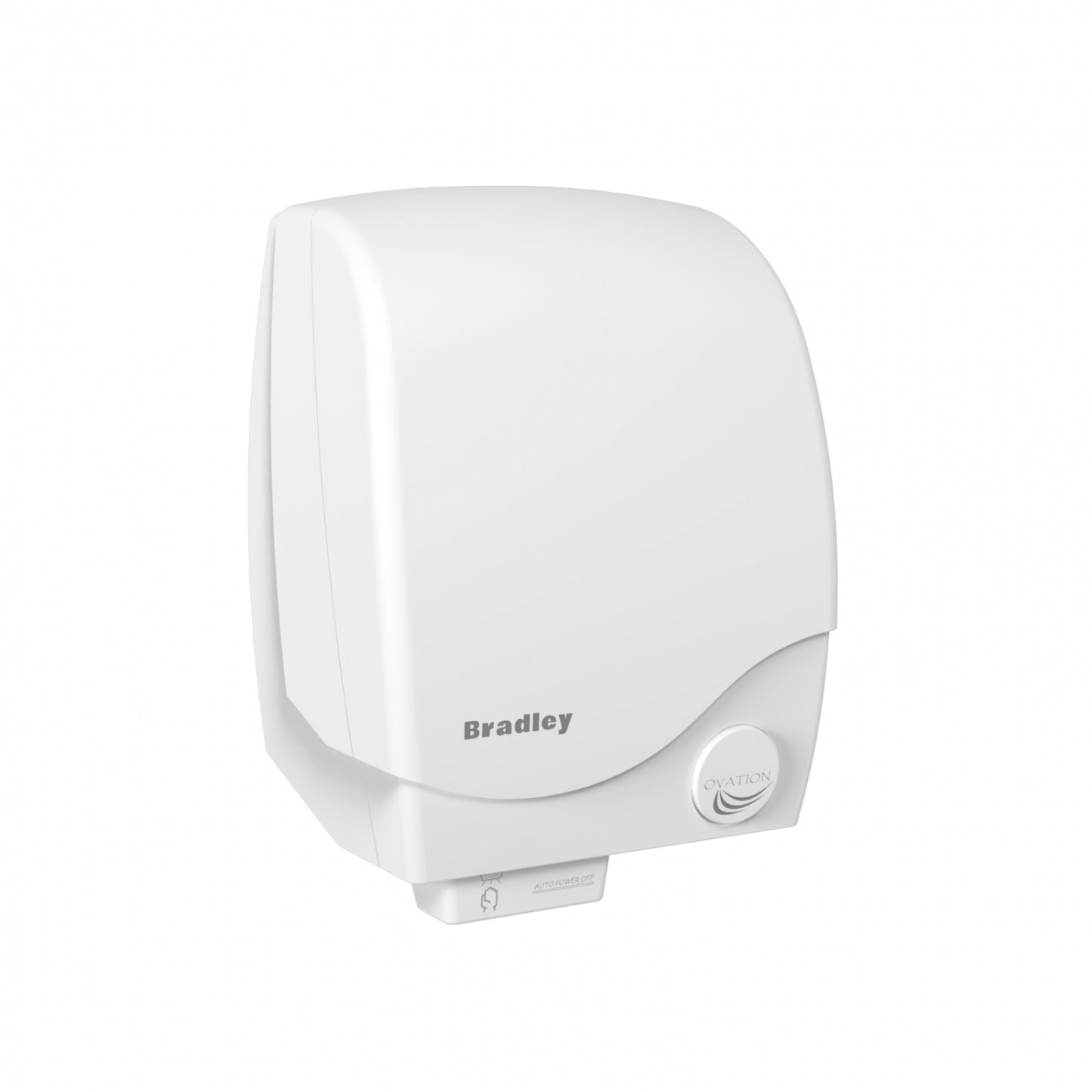 210mm W  Surface Mounted Hand Dryer - 210mm W x 285mm H x 145mm D - White