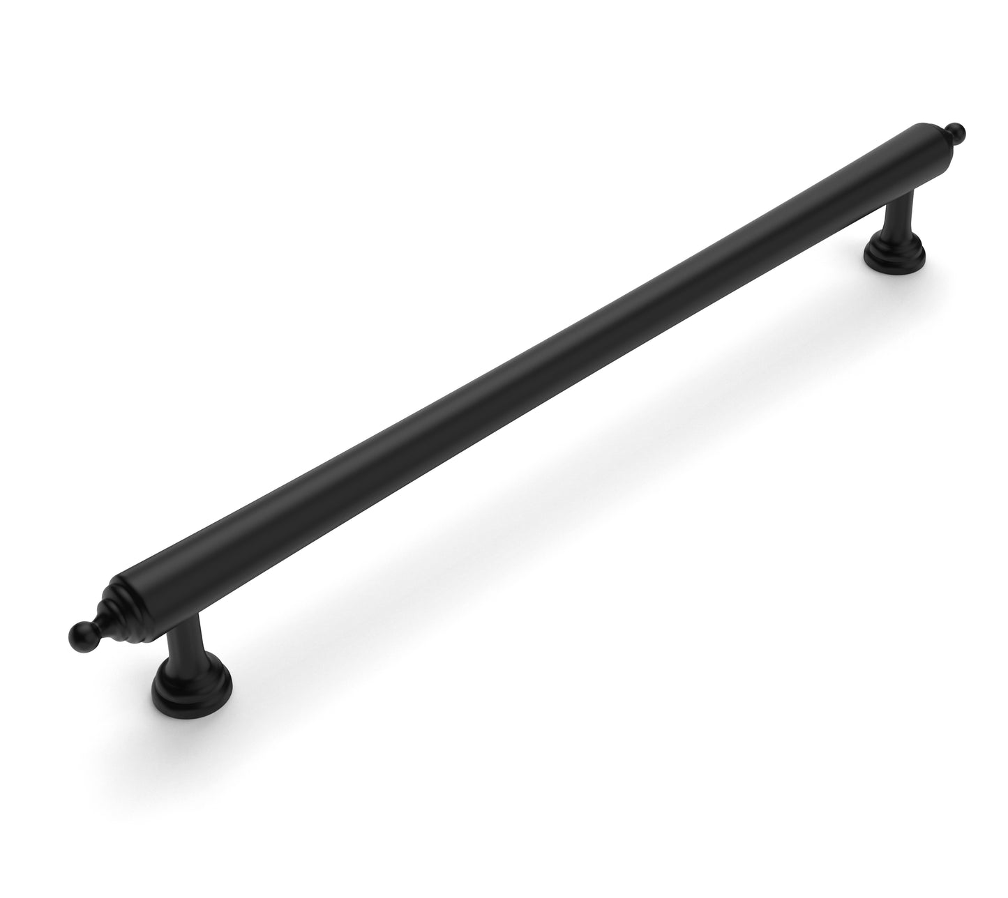 Heirloom - Matte Black 192/233mm  Handle (192mm Hole to Hole ; 233mm Total Length)