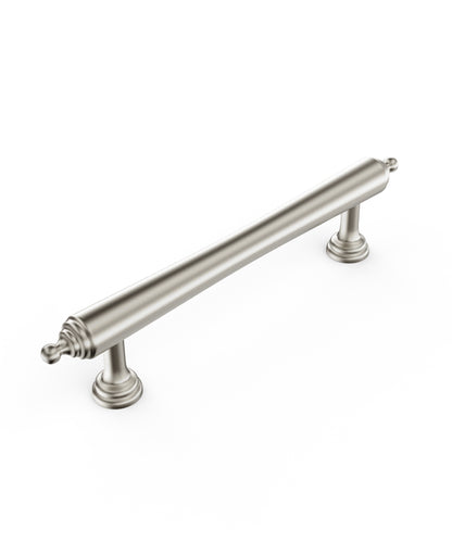 Heirloom - Brushed Nickel 96/140mm  Handle (96mm Hole to Hole ; 140mm Total Length)