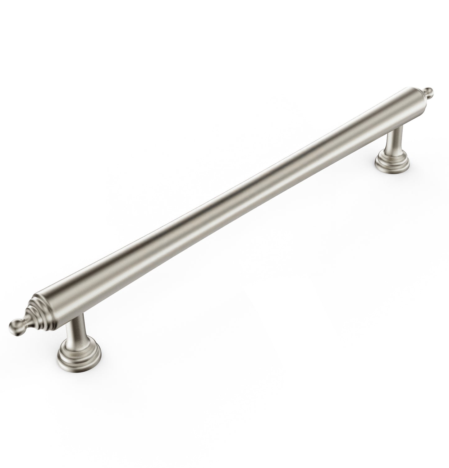 Heirloom - Brushed Nickel 160/202mm  Handle (160mm Hole to Hole ; 202mm Total Length)