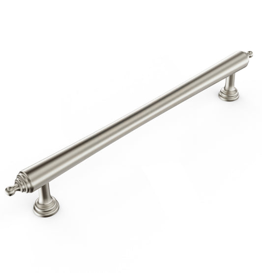Heirloom - Brushed Nickel 160/202mm  Handle (160mm Hole to Hole ; 202mm Total Length)