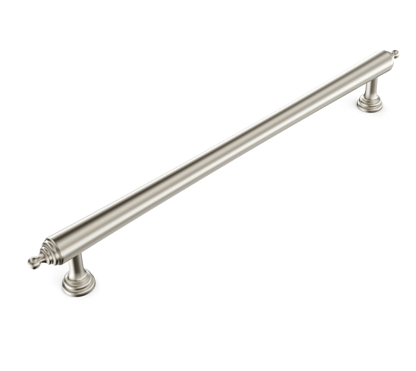 Heirloom - Brushed Nickel 192/233mm  Handle (192mm Hole to Hole ; 233mm Total Length)
