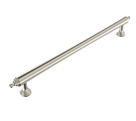 Heirloom - Brushed Nickel 192/233mm  Handle (192mm Hole to Hole ; 233mm Total Length)