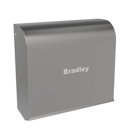 300mm W  Surface Mounted Mini Airstream Slim design Wall Mounted and Behind the Mirror - 300mm W x 275mm H x 100mm D - Satin