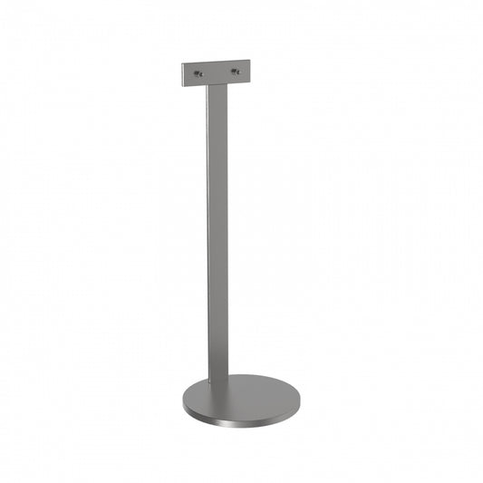 455mm H Counter Display Desktop Sanitiser Stand  - 455mm H - Satin