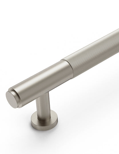 Soho - 225mm Brushed Nickel  Handle (Premium Solid Brass )