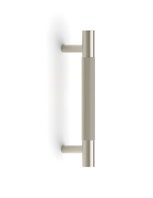 Nord - Brushed Nickel 96/130mm  Handle (96mm Hole to Hole ; 130mm Total Length)