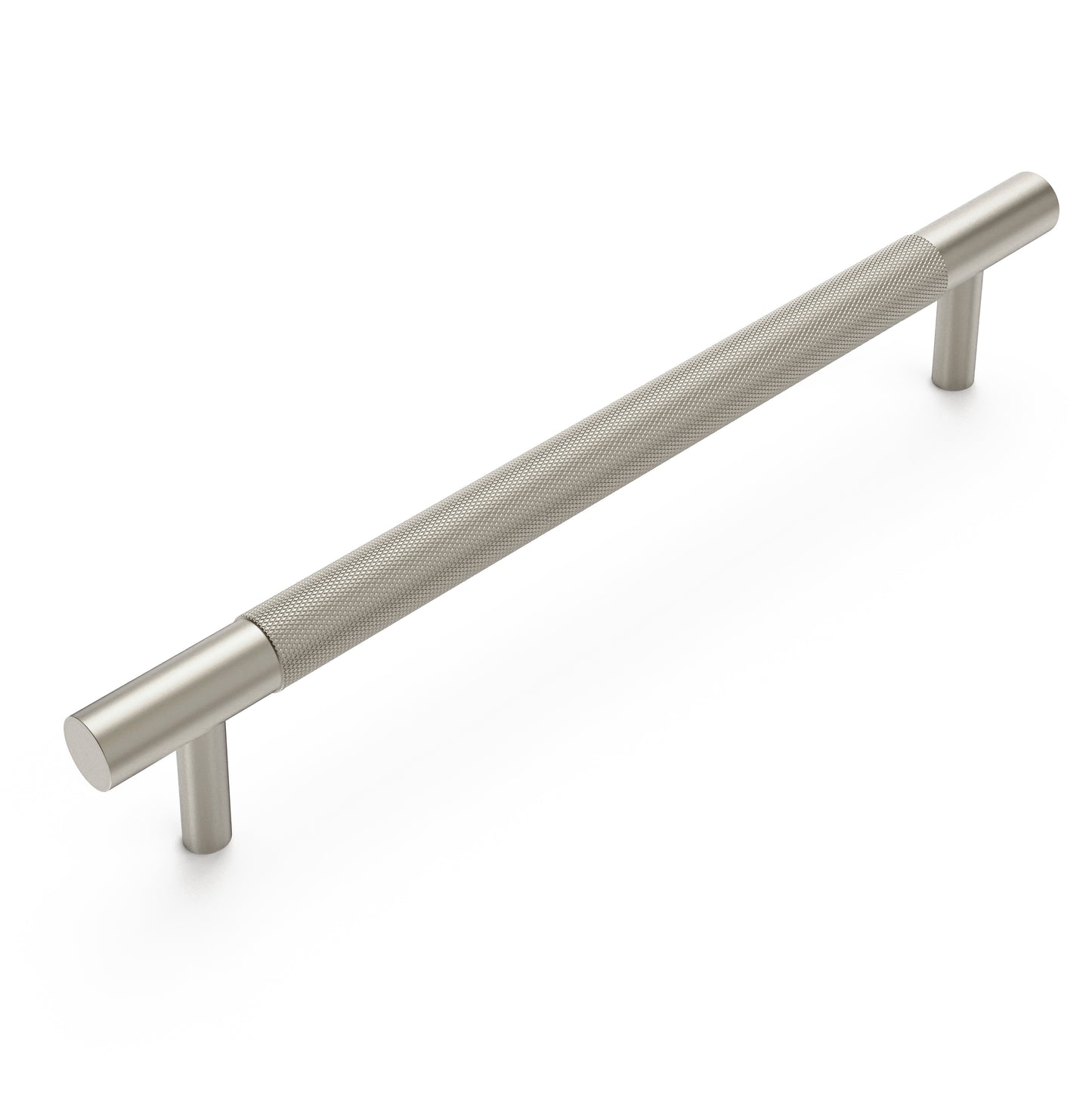 Nord - 235mm  Brushed Nickel Brass  Handle  (Premium Solid Brass )
