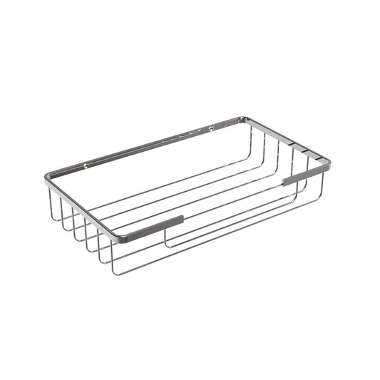 260mm W  Surface Mounted Soap Basket Large - 260mm W x 50mm H x 155mm - Bright