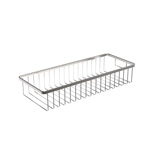 330mm W  Surface Mounted Soap Basket Large - 330mm W x 60mm H x 130mm D  - Satin