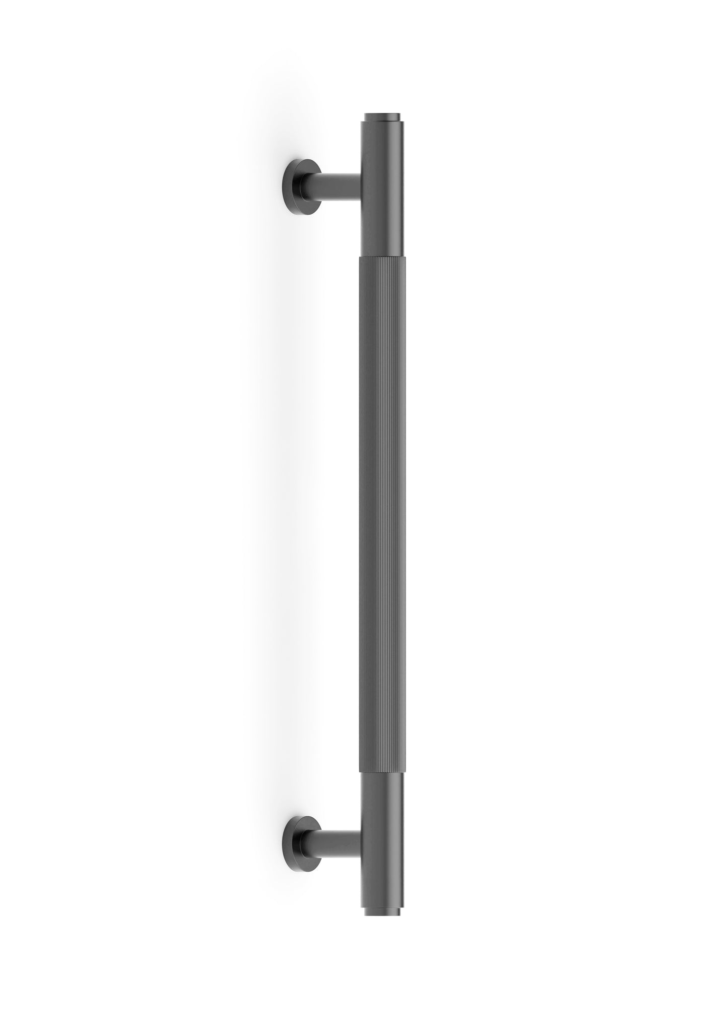 Soho - Gun Metal 160/195mm  Handle (160mm Hole to Hole ; 195mm Total Length)