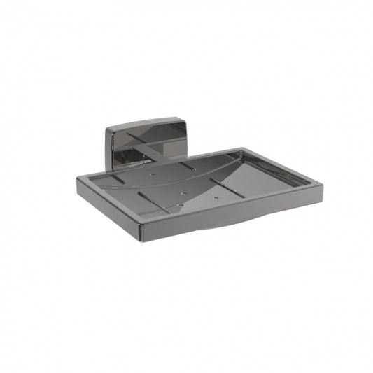 108mm W  Surface Mounted Soap Dish - 108mm W x 102mm D - Bright