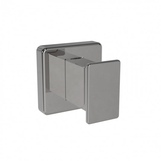 51mm Projection Surface Mounted Single Coat Hook - 51mm Projection - Bright