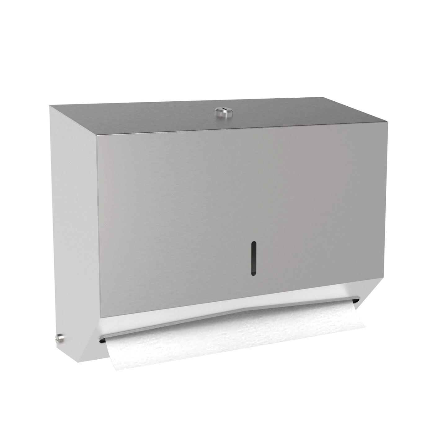 280mm W  Surface Mounted Multi-Fold Paper Towel Dispenser - 280mm W x 210mm H x 100mm D  - Satin