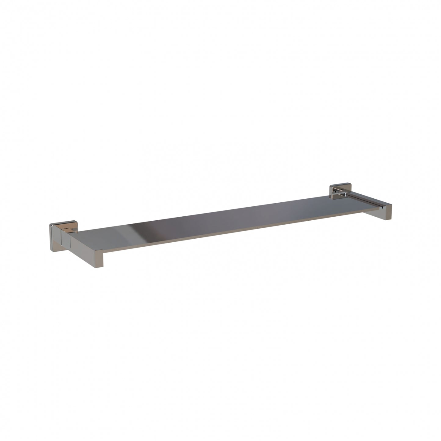 600mm Surface Mounted Stainless Steel Shelf - 600mm - Satin