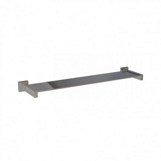 600mm Surface Mounted Stainless Steel Shelf - 600mm - Satin