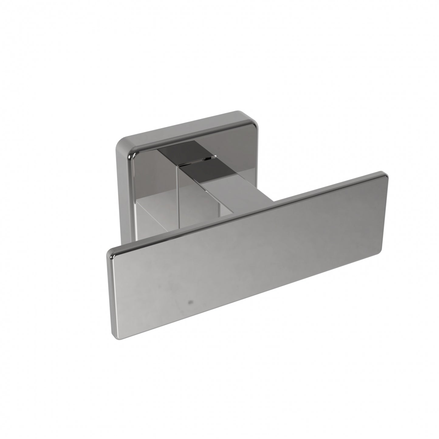 103mm W  Surface Mounted Double Coat Hook - 103mm W x 52mm H x 42mm D - Bright
