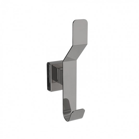 180mm H  Surface Mounted Hat and Coat Hook - 180mm H x 52mm W x 69mm D - Bright