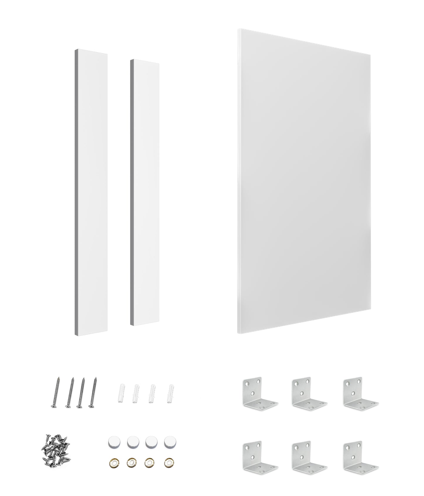 End Panel 880x580x16 Polyurethane White with installation Kit