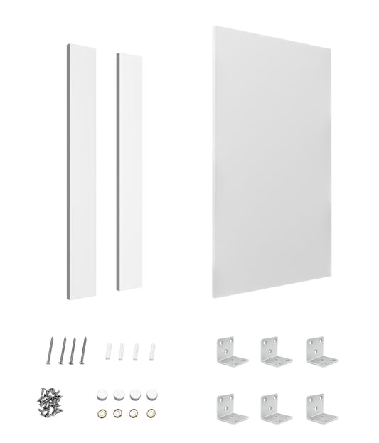 End Panel 880x580x16 Polyurethane White with installation Kit